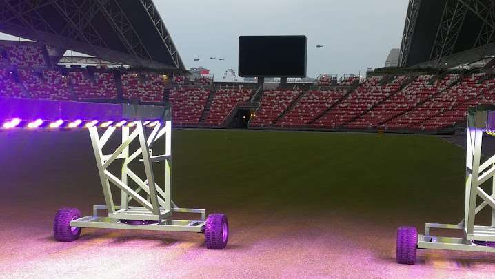 LED 120 growlights at Singapore Stadium