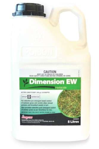 Dimension pre-emergent herbicide offers a larger window for application thus optimizing your pre-emergent herbicide application.