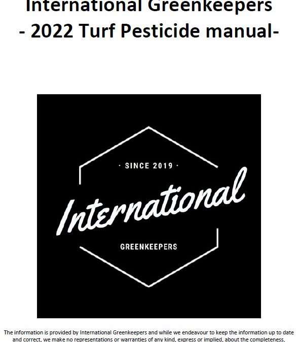International Greenkeepers for Hire turf chemical and pest management guide