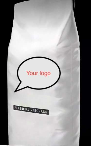 small 1kg and 3kg custom grass seed mixes under your brand