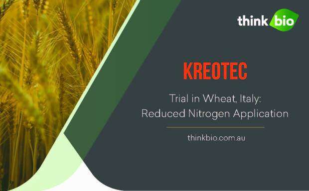 Kreotec use on wheat improved yields