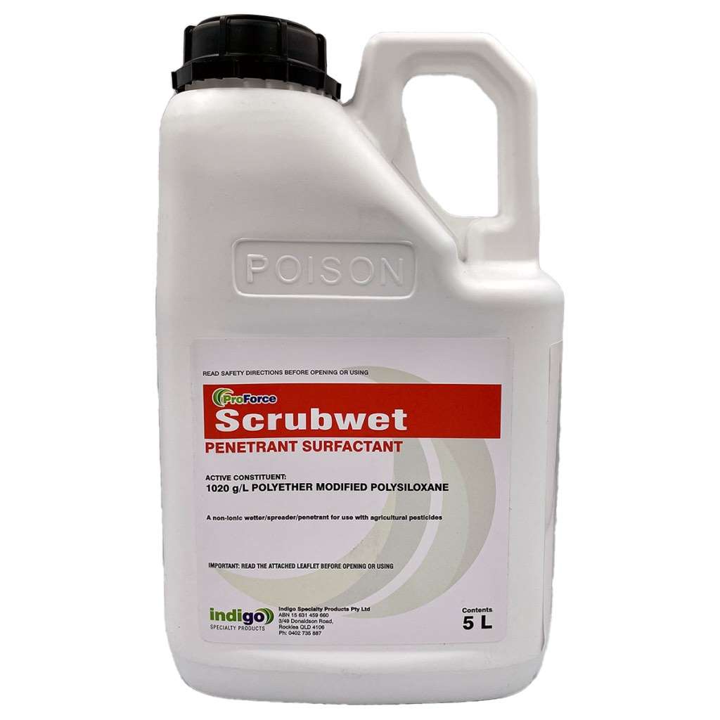 Scrubwet penetrant contains 1020g/L of modified polysiloxane and is an alternative to Pulse penetrant.