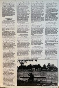 Maintaining cricket outfields Looking after cricket outfields