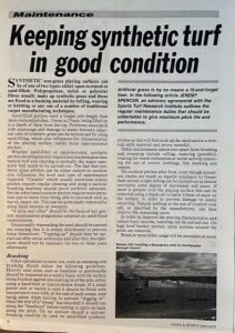 Looking after synthetic turf properly Looking after synthetic turf properly