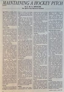 How to maintain grass and synthetic hockey pitches How to maintain grass and synthetic hockey pitches