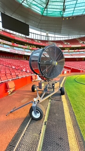 By providing air movement SeeGrow turf fans help counter disease and stress conditions