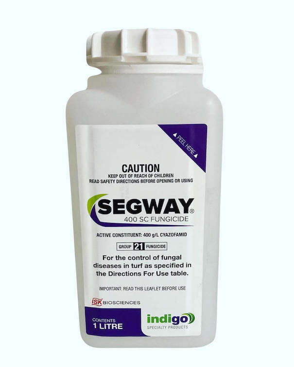 Indigo Specialty Segway pythium fungicide is now in a 1L bottle