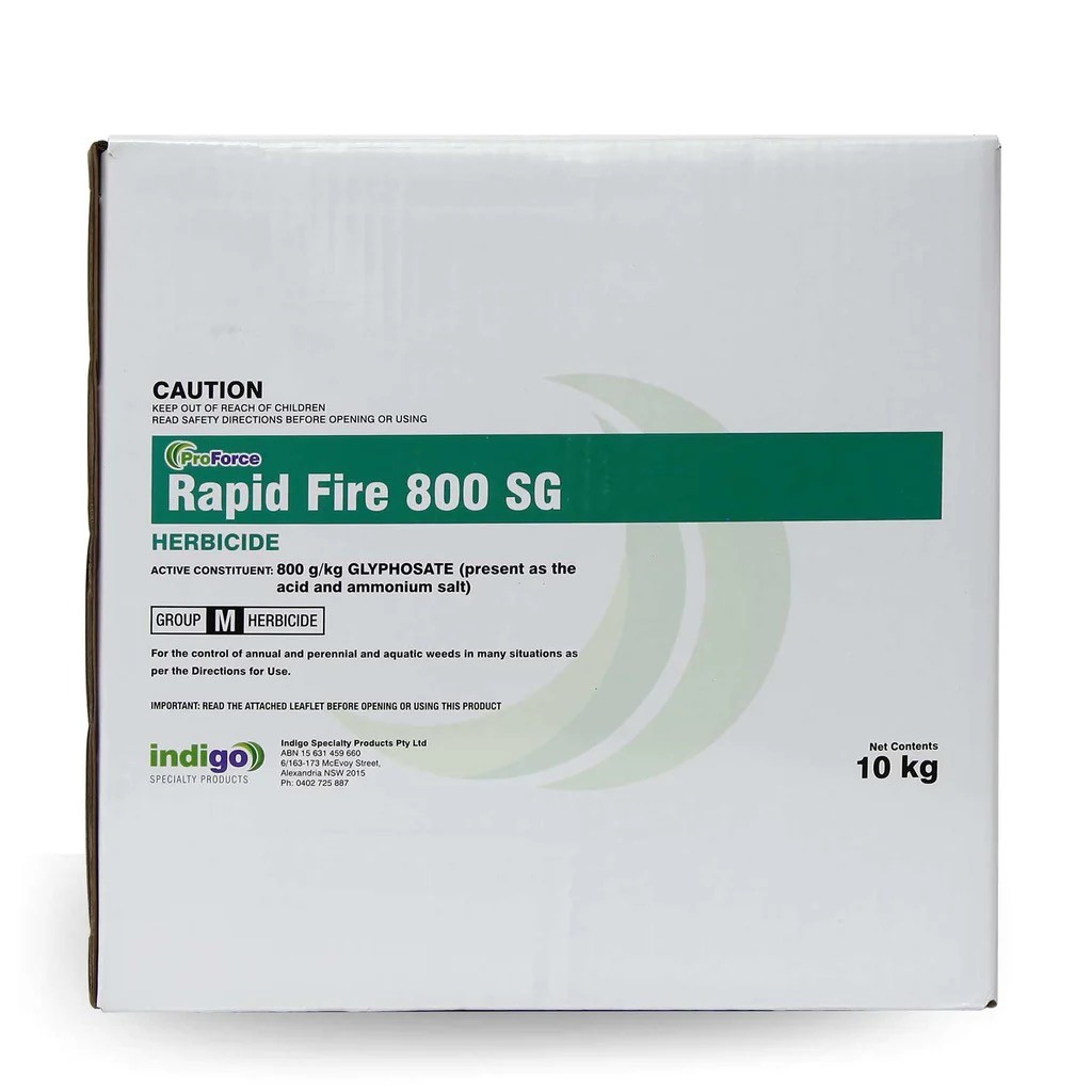 Indigo Rapid Fire 800 SG glyphosate aquatic herbicide