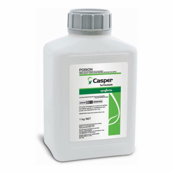 Casper herbicide for dollar weed or pennywort or yellow trefoil from your lawn