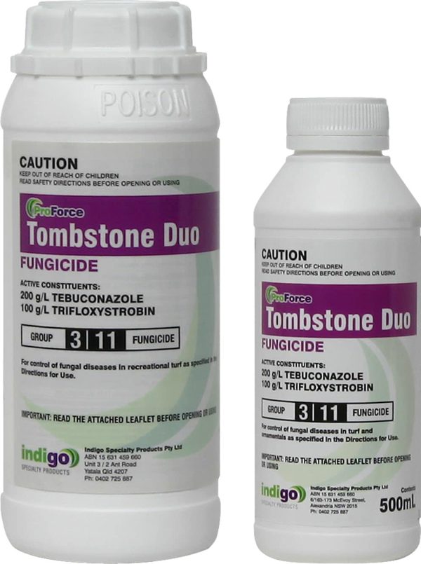 Tombstone Duo fungicide Anthracnose, Brown Patch, Winter Fusarium, Helminthosporium diseases, Leptosphaerulina, Curvularia, Dollar Spot, Spring Dead Spot, ERI