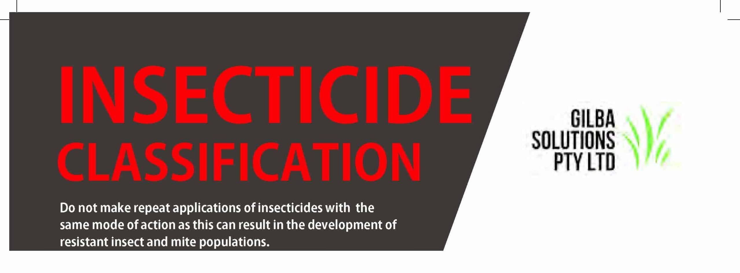 Rotating MOA groups will prevent insecticide resistance developing