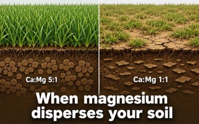Magnesium Soil Dispersion in Turf: Why Dolomite Isn’t the Answer