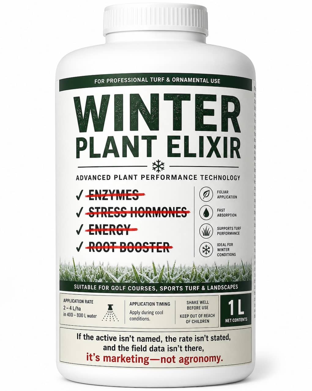 Winter Turf Liquids: Science vs Marketing Hype